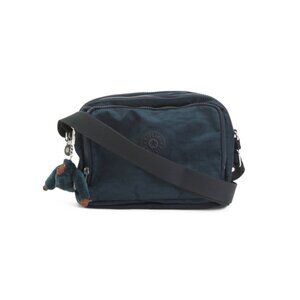 KIPLING True Blue Nylon Silen Medium Zip Top Crossbody